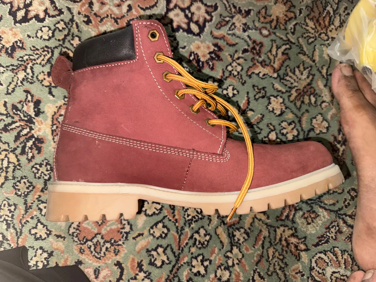 Cherry red boots